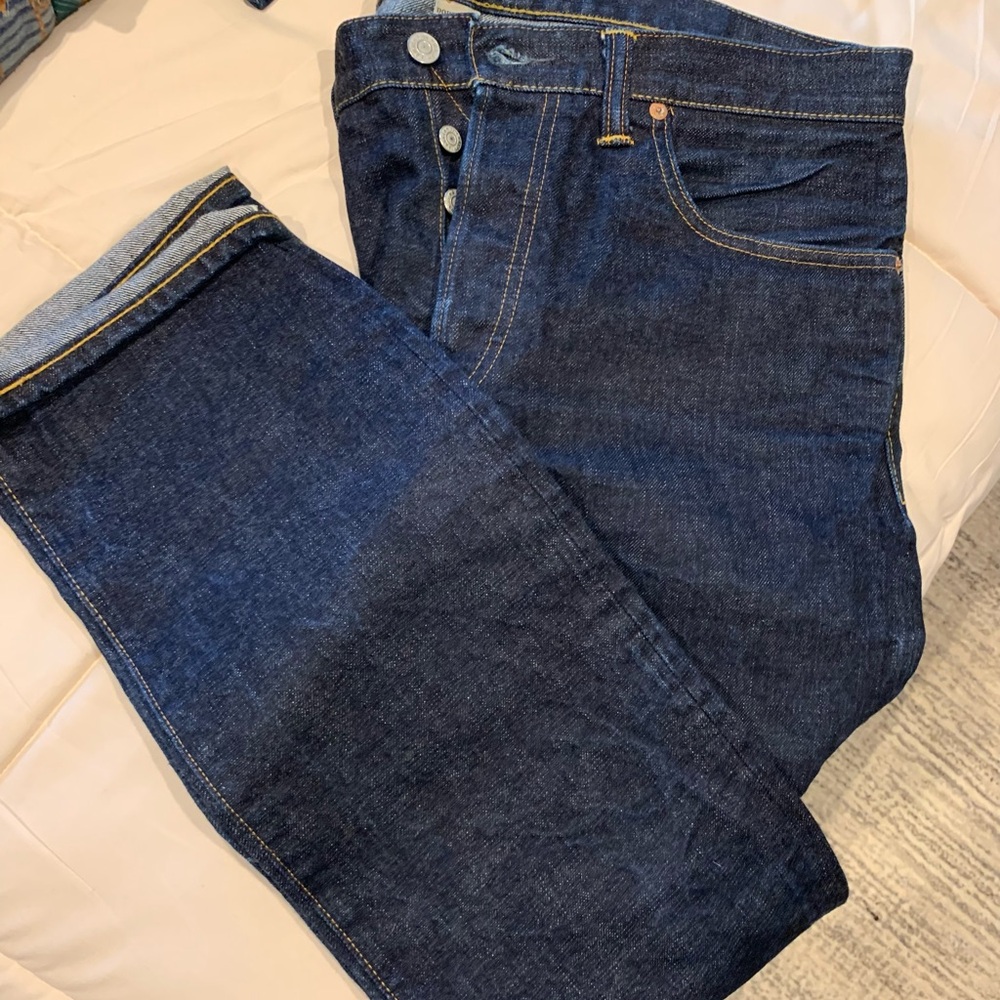 Ralph Lauren Double RL Dark Indigo Slim Men’s Jeans - Picture 2 of 11
